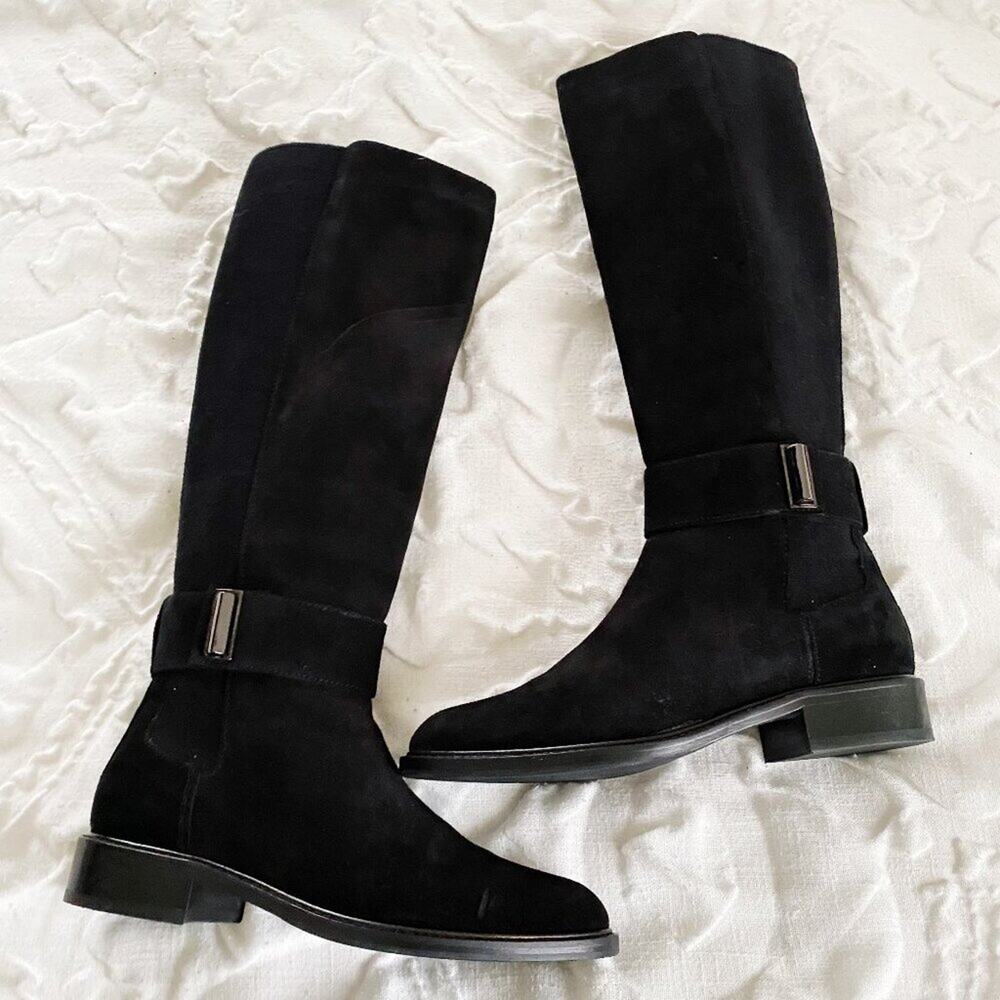 Aquatalia Giada Suede Tall Boot Size 6 New